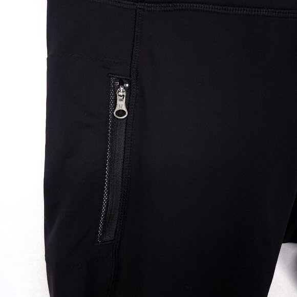 Lululemon Crop Leggings Mesh Side Panel Capri Women's Size 6 Zip Front Pockets - Picture 5 of 13
